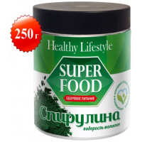 Спирулина водоросль порошок в банке 250 г (Healthy Lifestyle)